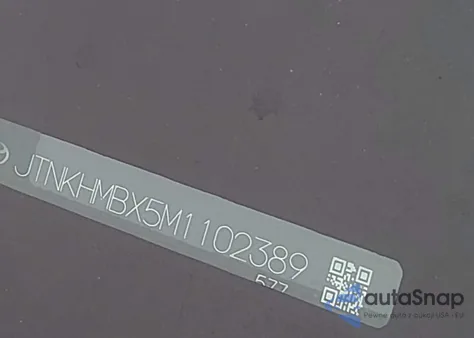 2021 Toyota C-Hr Nightshade Edition из США, поврежденный, VIN JTNKHMBX5M1102389